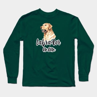 Lab mom gift. Labrador mom gifts. Yellow lab mom. Yellow lab gift. Labrador mama. Labrador mom. Labrador retriever owner gift. Labrador mask Long Sleeve T-Shirt